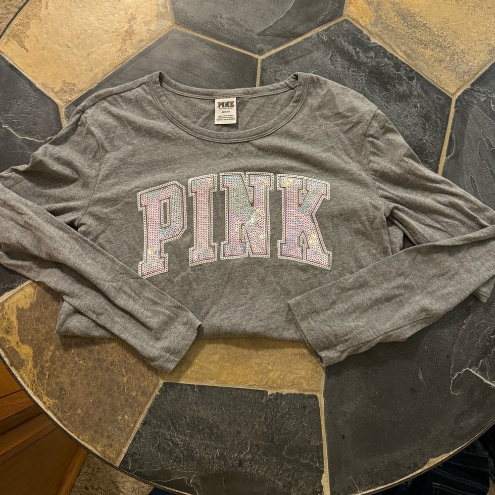 PINK long sleeve shirt, size M